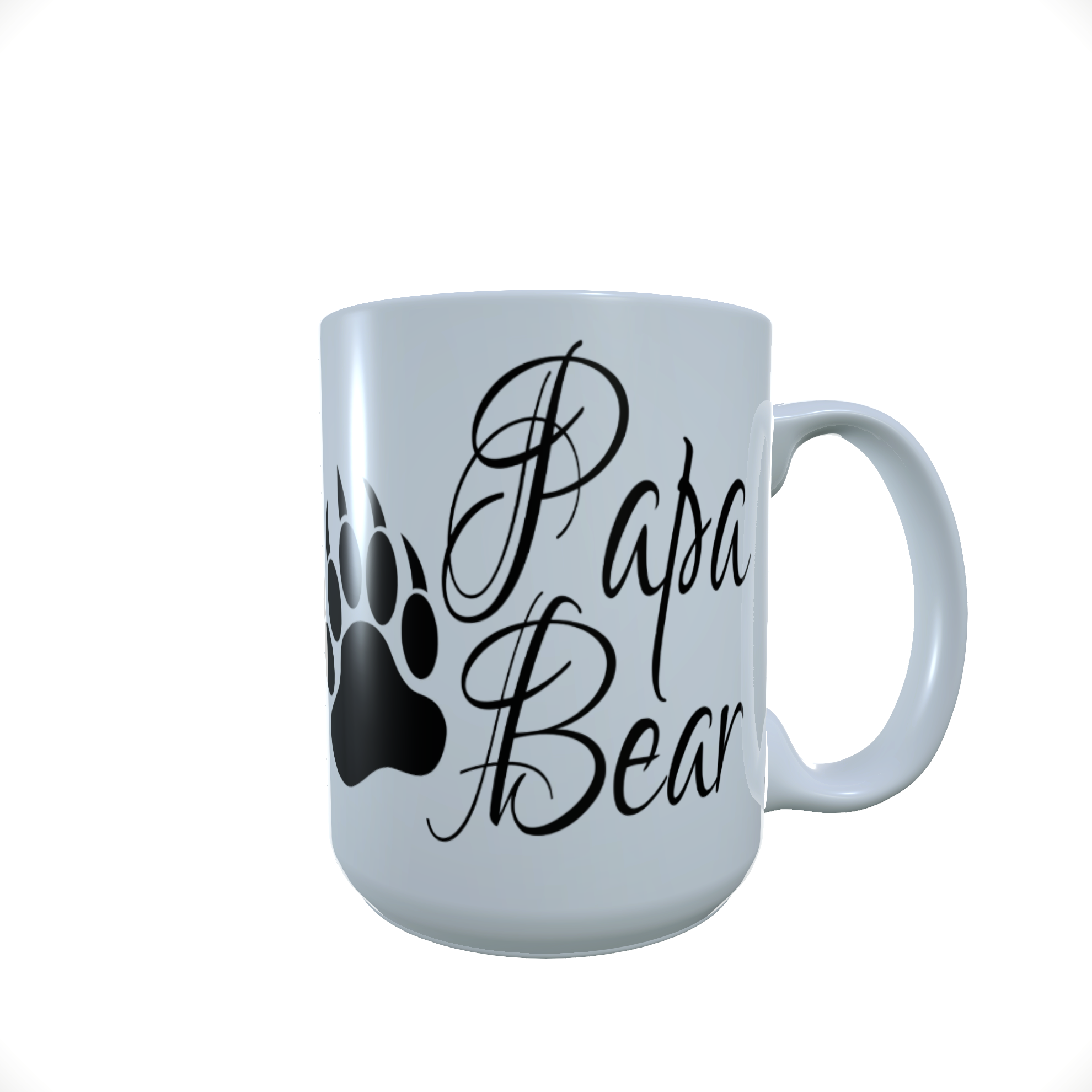 Papa Bear Ceramic Mug, Family Mug, Papa Bear Mug, Gift for Dad